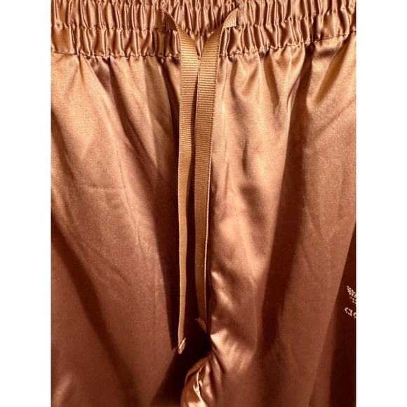 ADIDAS 2000 LUXE WIDE-LEG PANTS Earth brown Size MEDIUM - Picture 6 of 10